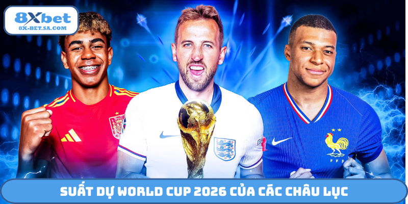 Suất dự World Cup 2026 của các châu lục